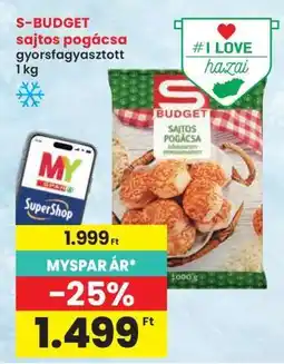 Interspar S-BUDGET sajtos pogácsa ajánlat