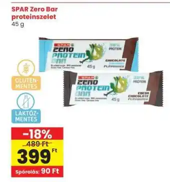 SPAR Zero Bar proteinszelet