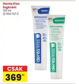 Interspar Denta Kiss fogkrém ajánlat