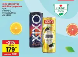 Interspar XIXO szénsavas üdítőital, jegestea ajánlat