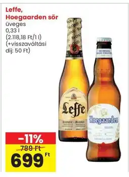 Interspar Leffe, Hoegaarden sör ajánlat