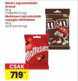 Interspar Maltesers tejcsokoládé ropogós töltelékkel ajánlat