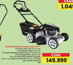 Interspar Benzines fűnyíró Honda motorral ajánlat