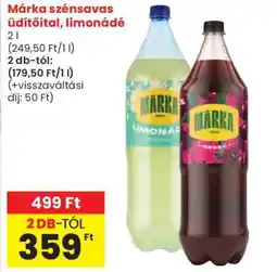 Spar Márka szénsavas üdítőital, limonádé ajánlat