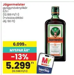 Spar Jägermeister ajánlat