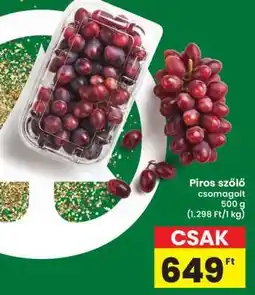 Interspar Piros szőlő ajánlat