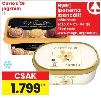 CARTE D'OR Jégkrém