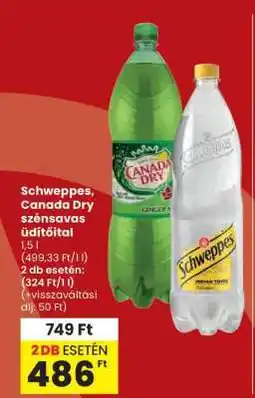 Spar Schweppes, Canada Dry szénsavas üdítőital ajánlat