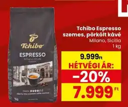 Spar Tchibo Espresso szemes, pörkölt kávé ajánlat