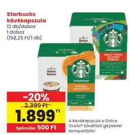 Spar Starbucks kávékapszula ajánlat