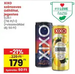 Spar XIXO szénsavas üdítőital, jegestea ajánlat