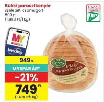 Spar Bükki parasztkenyér ajánlat