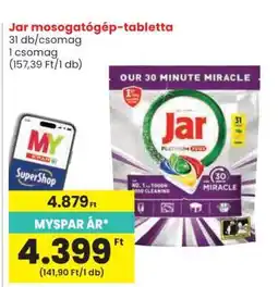 Spar Jar Mosogatógép-tabletta ajánlat