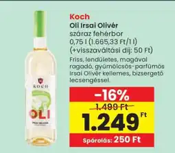 Spar KOCH OLI IRSAI OLIVÉR ajánlat