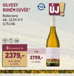 Metro GILVESY BOHÉM CUVÉE ajánlat