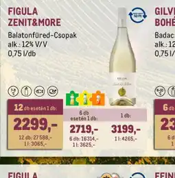 Metro FIGULA ZENIT 6 dbMORE bor ajánlat