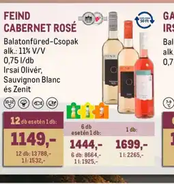 Metro FEIND CABERNET ROSÉ ajánlat
