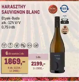 Metro HARASZTHY SAUVIGNON BLANC ajánlat