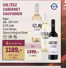 Metro SOLTÉSZ BOR ajánlat