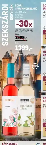 Metro BODRI SAUVIGNON BLANC ajánlat