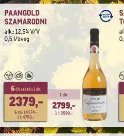 Metro PAANGOLD SZAMARODNI ajánlat