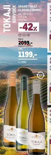 Metro GRAND TOKAJ CLASSIC FURMINT ajánlat