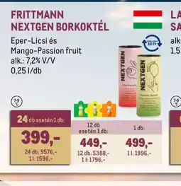 Metro FRITTMANN NEXTGEN BORKOKTÉL ajánlat