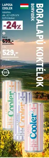 Metro LAPOSA COOLER ajánlat