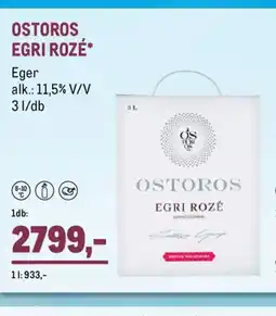 Metro OSTOROS EGRI ROZÉ ajánlat