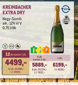 Metro KREINBACHER EXTRA DRY ajánlat