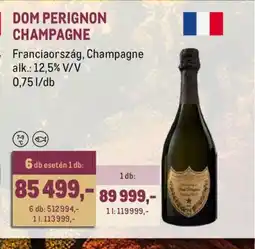 Metro DOM PERIGNON CHAMPAGNE ajánlat