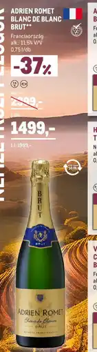 Metro ADRIEN ROMET BLANC DE BLANC BRUT ajánlat