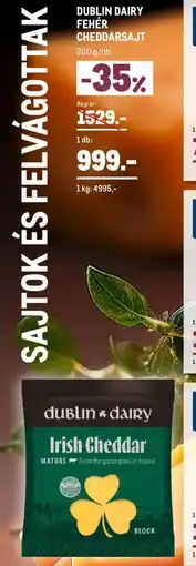 Metro DUBLIN DAIRY FEHÉR CHEDDARSÁJT ajánlat