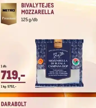 METRO BIVALYTEJES MOZZARELLA