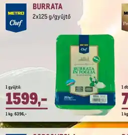Metro METRO Chef BURRATA ajánlat
