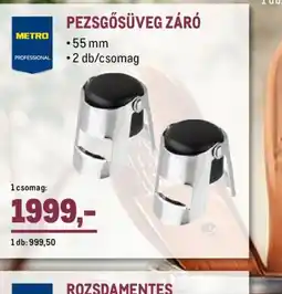 Metro METRO PEZSGŐSÜVEG ZÁR ajánlat
