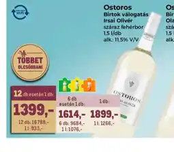 Metro Ostoros Birtok válogatás Irsai Olivér ajánlat