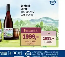 Metro Svárg vörös ajánlat