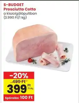 Interspar S-BUDGET Prosciutto Cotto ajánlat