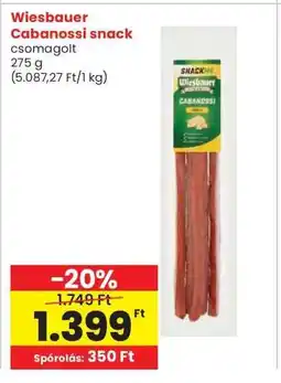 Interspar Wiesbauer Cabanossi snack ajánlat
