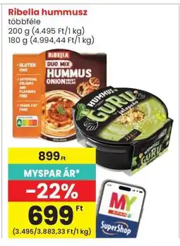 Interspar Ribella hummusz ajánlat
