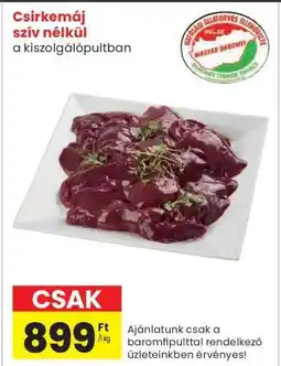 Interspar Csirkemáj szív nélkül ajánlat