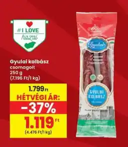 Interspar Gyulai kolbász ajánlat