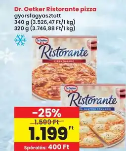 Interspar DR. OETKER Ristorante pizza ajánlat