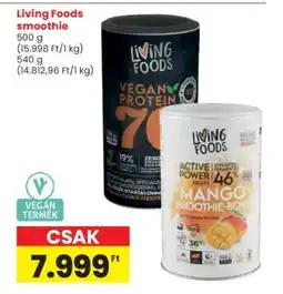Interspar Living Foods smoothie ajánlat