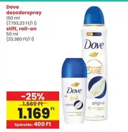 Interspar Dove dezodorspray ajánlat