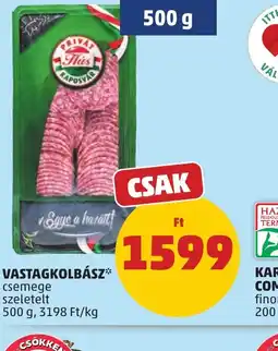 PENNY PRITÁS HÚS VASTAGKOLBÁSZ ajánlat