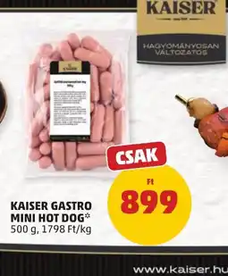 PENNY KAISER GASTRO MINI HOT DOG ajánlat