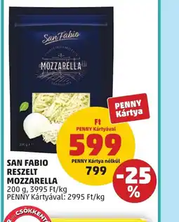 PENNY SAN FABIO RESZELT MOZZARELLA ajánlat