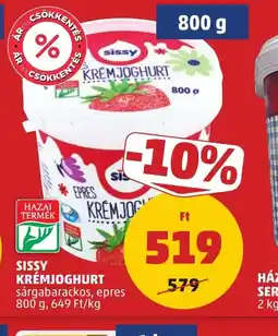 PENNY SISSY KRÉMJOGHURT ajánlat